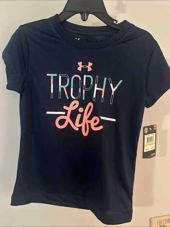 Under Armour Other - Under Armour Navy 'Trophy Life' Short Sleeve Tee
